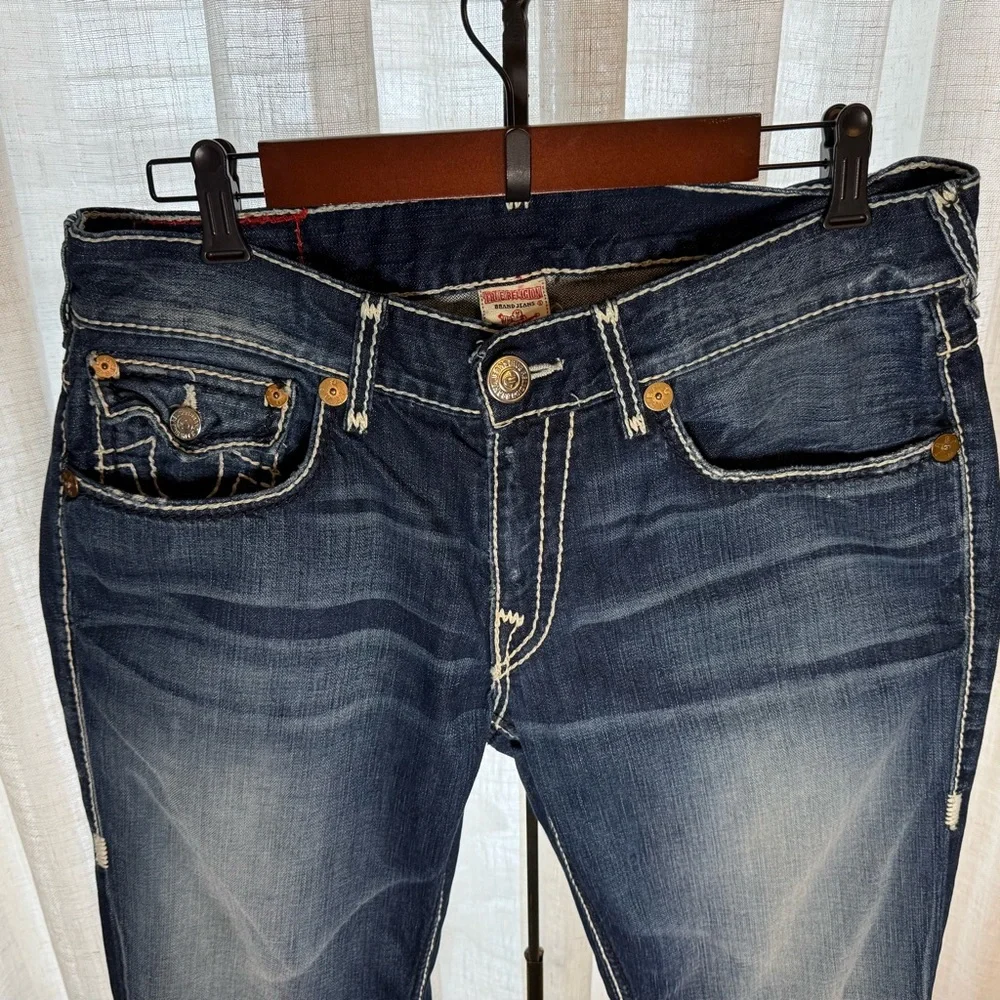 True Religion Men’s Jeans Billy Giant Big T Seat Sz 34/29